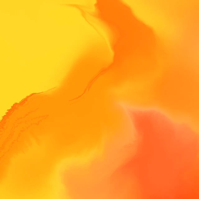 orange abstract watercolour