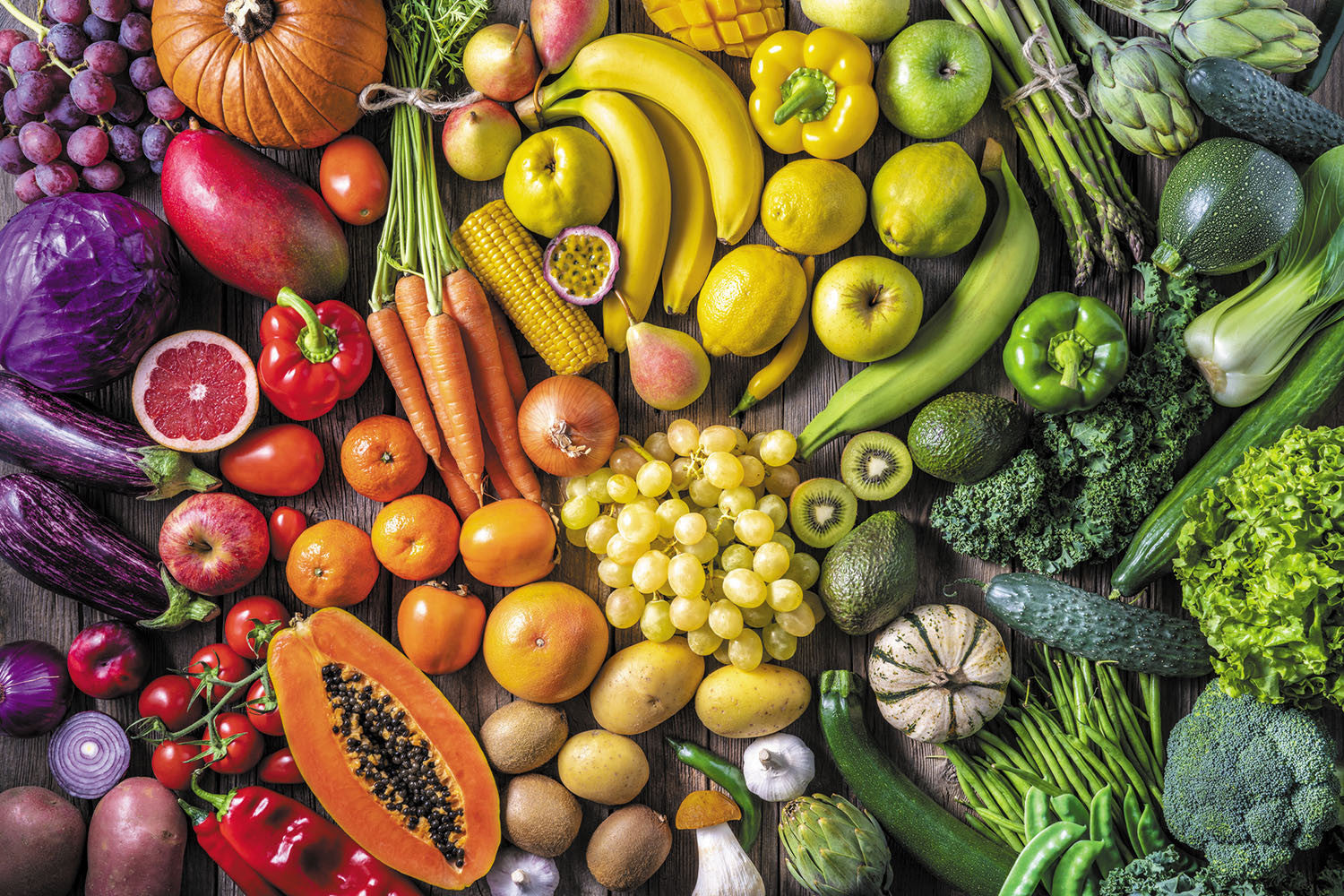 fibre rich vegetables